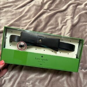 kate spade Classic Black Bow Belt